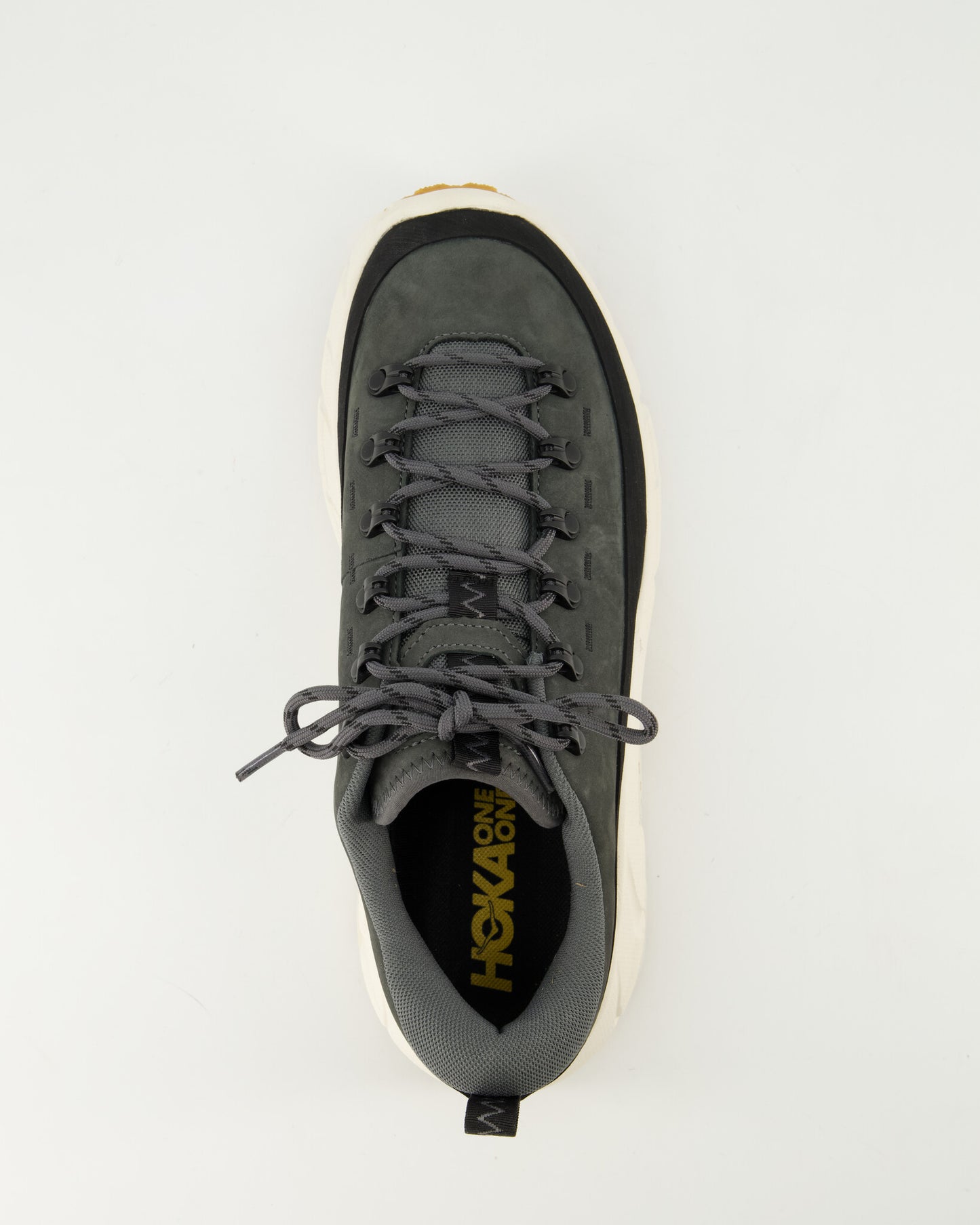 hoka black x white sneakers (men)