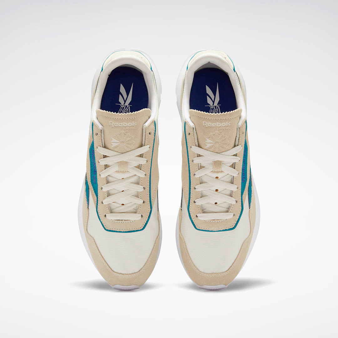 rebok classic beige x blue (men)