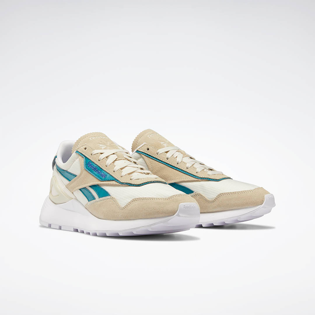 rebok classic beige x blue (men)