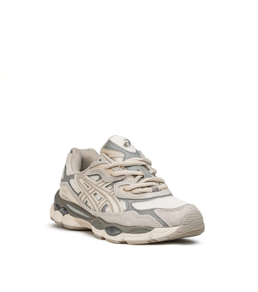 asics gel beige x grey sneakers ( woman )