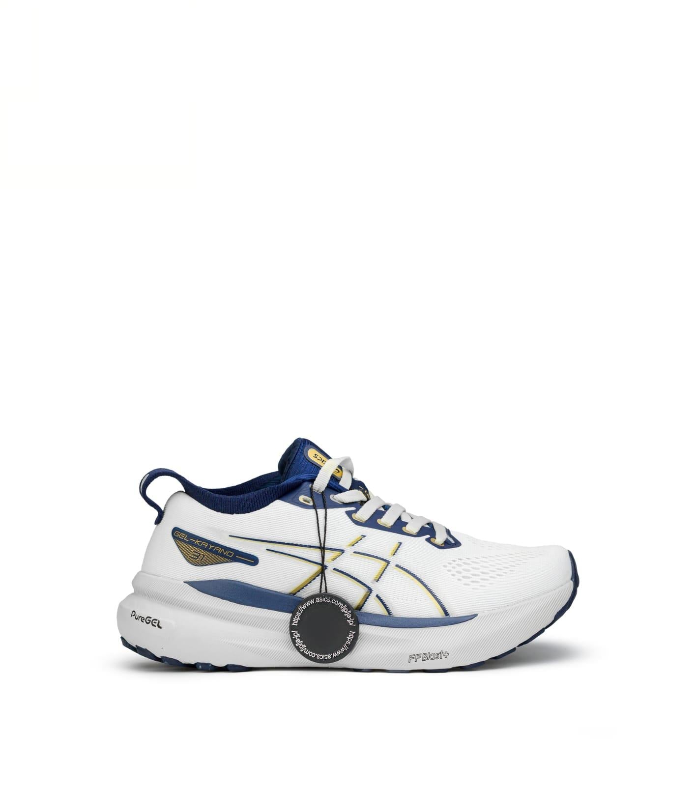 Asics gel white x blue running ( woman )