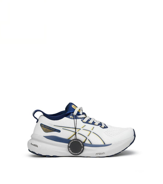 Asics gel white x blue running ( woman )