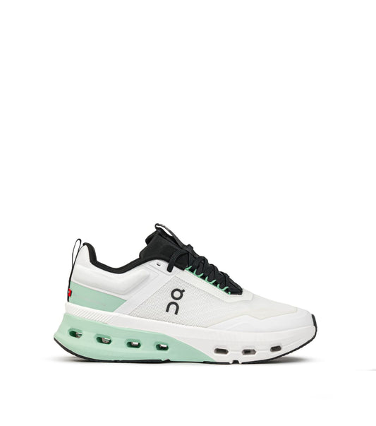 cloud nova white x green running ( men )