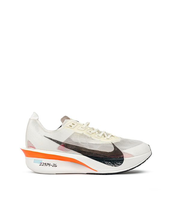 vapor fly 4 white x orange running ( men )