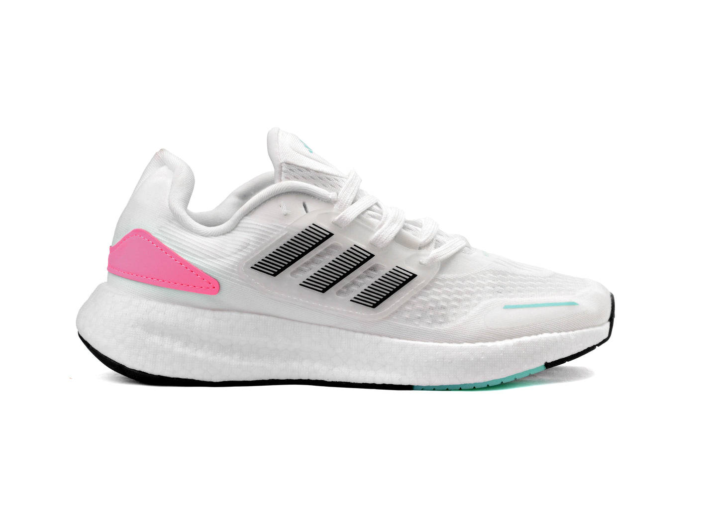 Pure Boost White Black Fuschia (woman)