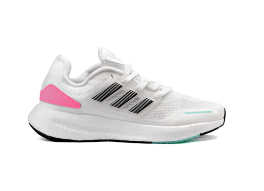 Pure Boost White Black Fuschia (woman)
