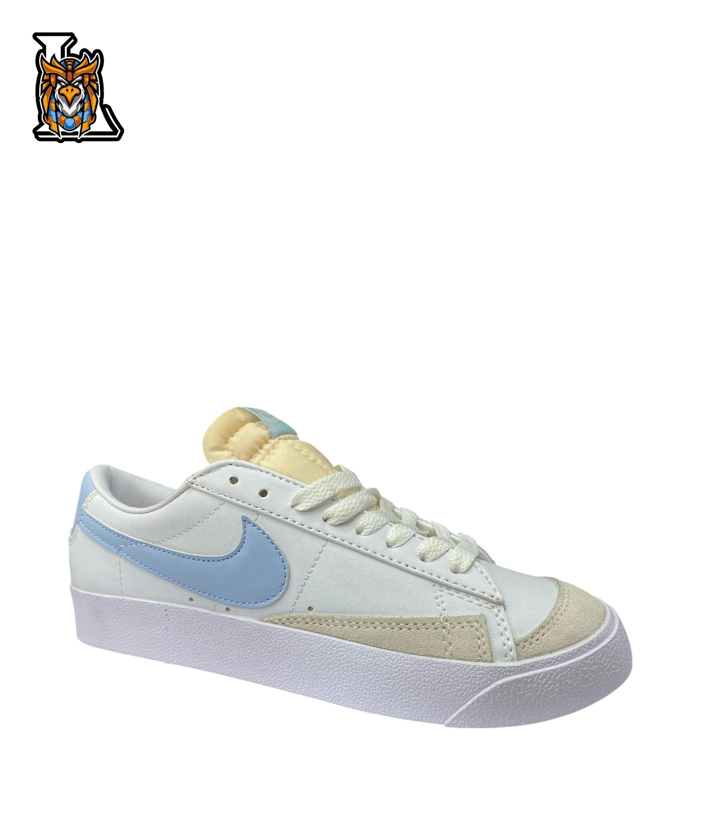 blazer white x baby blue sneakers (woman)