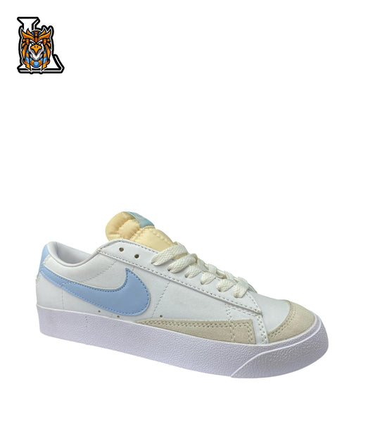 blazer white x baby blue sneakers (woman)