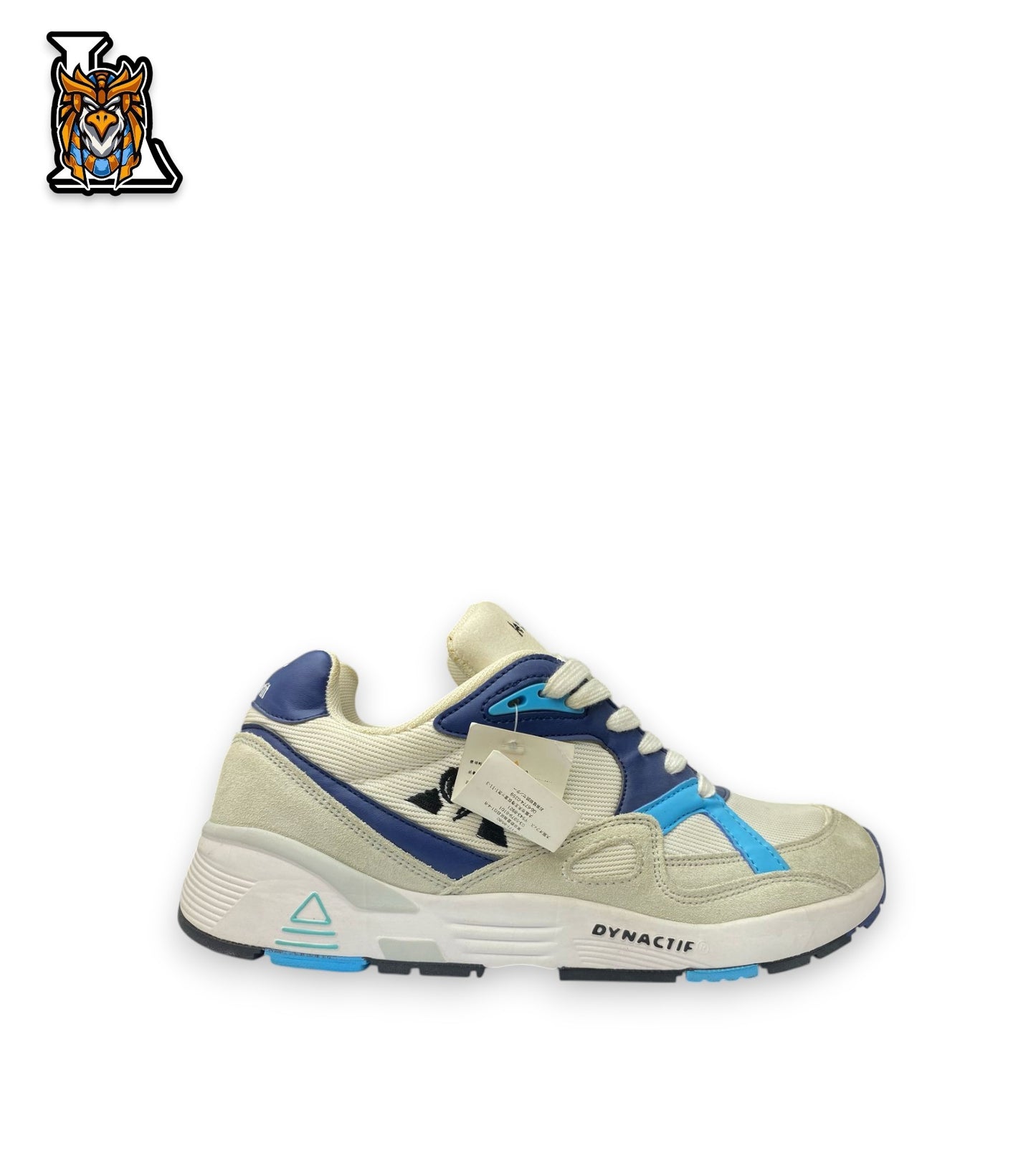 coq sneakers white x baby blue (men)